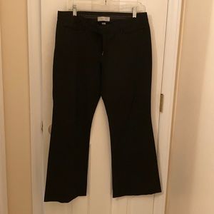 Gap stretch modern boot black slacks